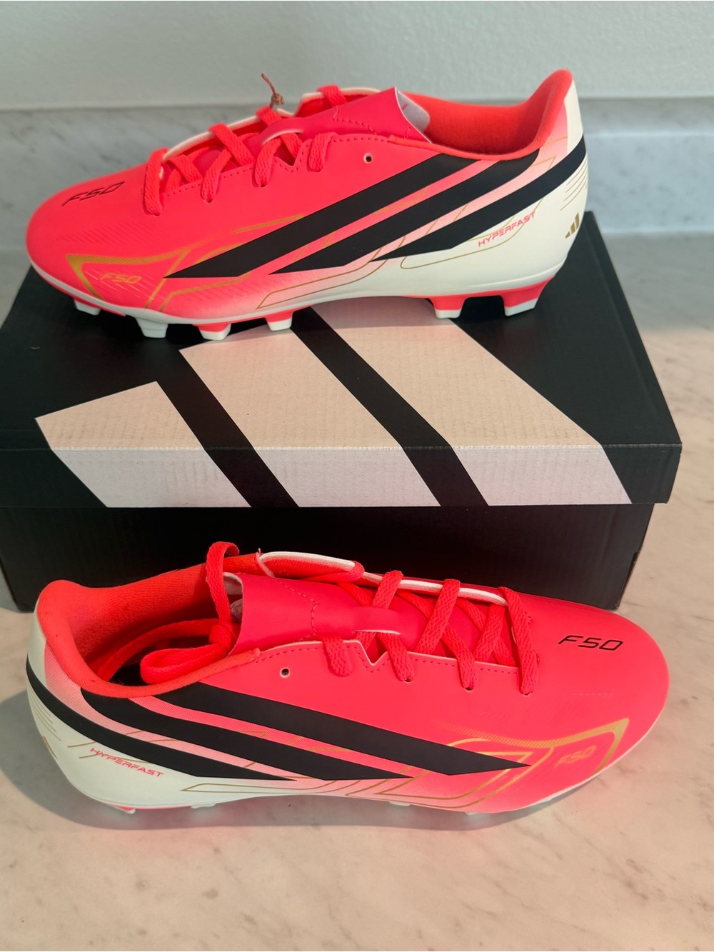 F50 Hyperfast Club FG/MG J Soccer Cleats Youth Sizes KK1307